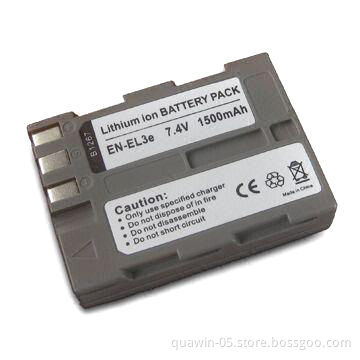 Camera Battery with 7.4V Battery Voltage and 1,500mAh Capacity
